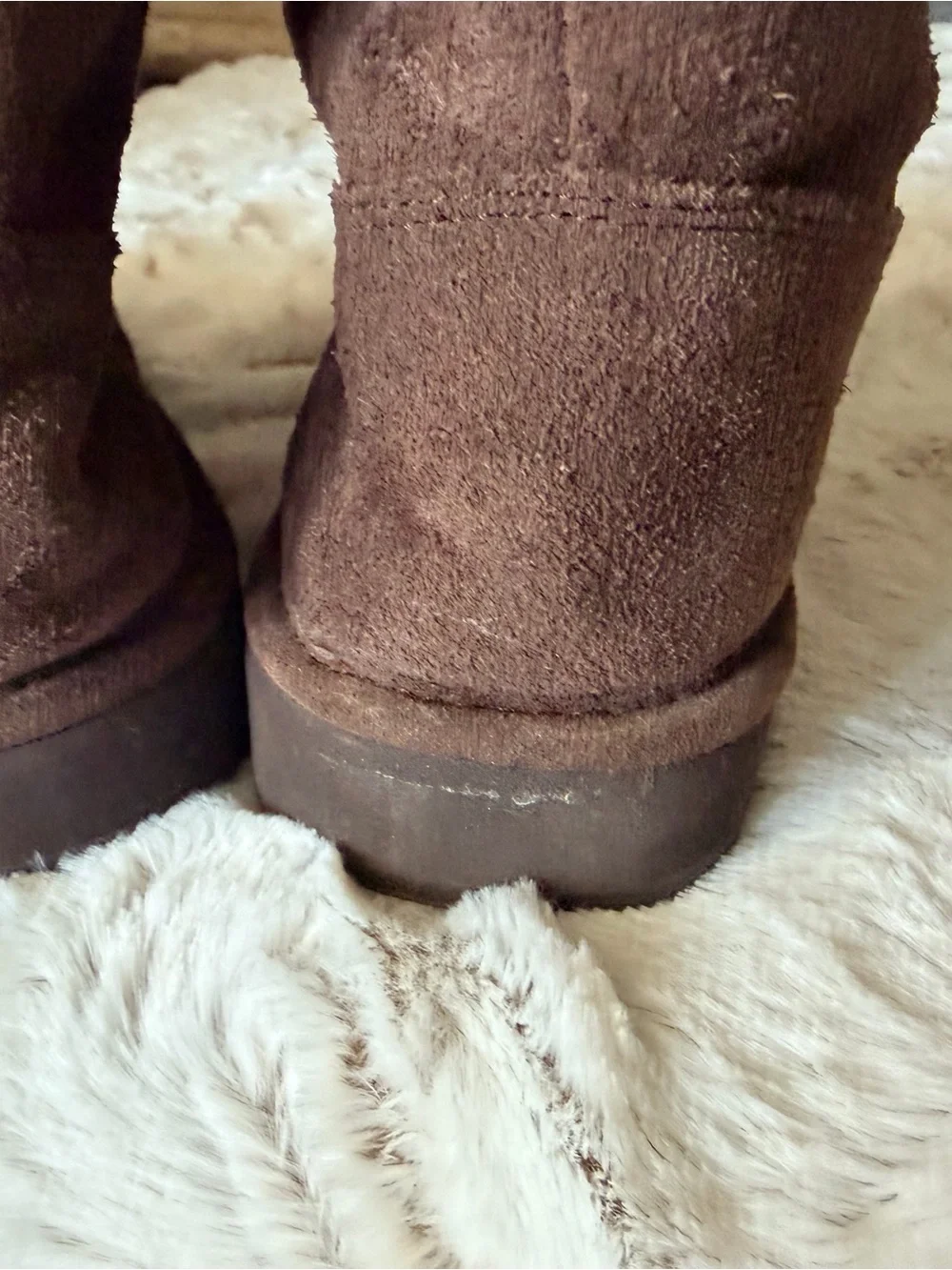 Michael Kors Cozy Shearling-Lined Suede Boots